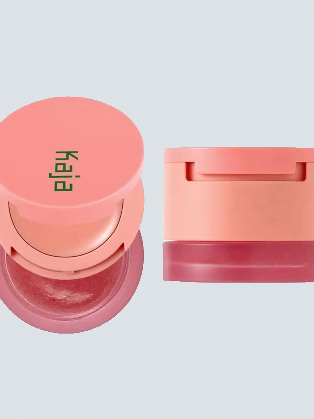 Kaja Balmy Bento Lip Balm & Lip Scrub Strawberry Rose Vegan Pink Rose